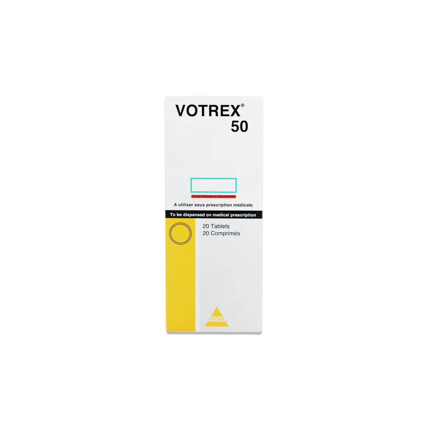 Votrex 50mg Tablets 20'S