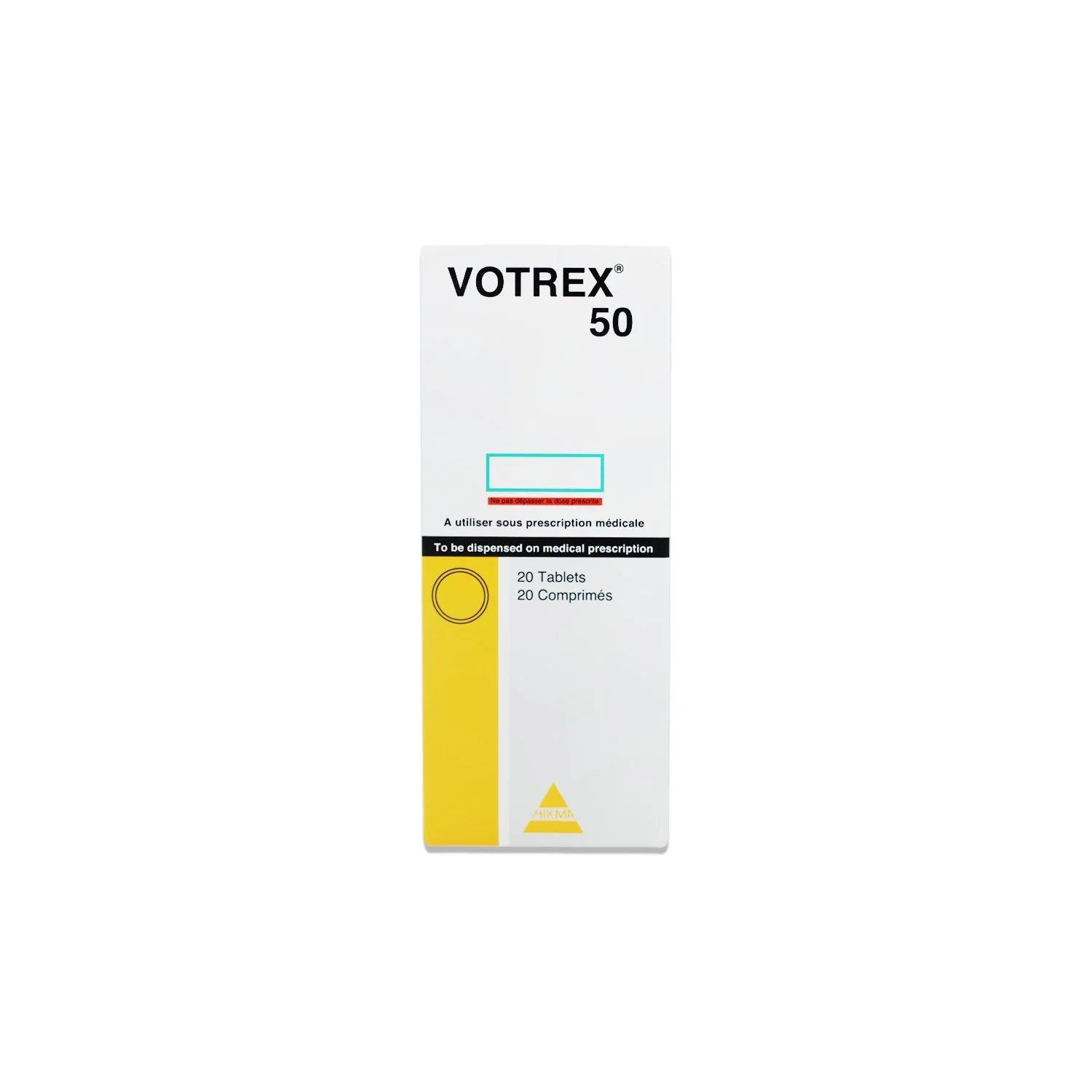 Votrex 50mg Tablets 20'S