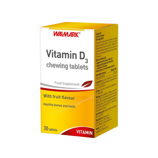Walmark Vitamin 400iu D3 Chewable Tablets 30'S