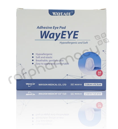 Waycare Adhesive Eye Pad 5.8x8.3 Cm 50'S