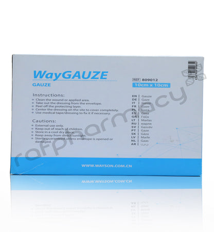 Waycare Sterile Gauze Swabs 10x10 Cm 30'S