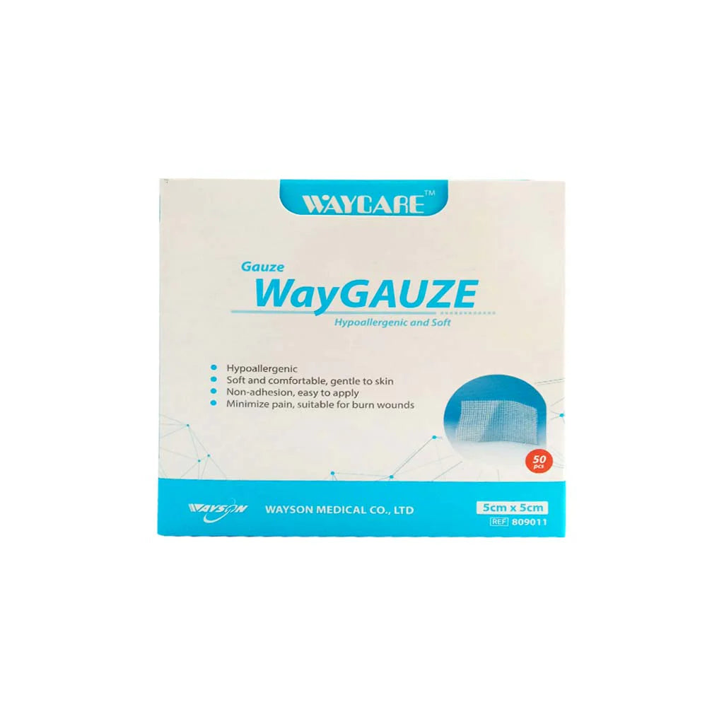 Waycare Sterile Gauze Swabs 5x5 Cm 50'S
