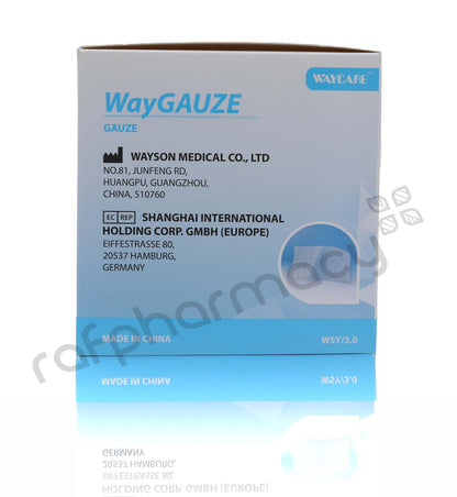 Waycare Sterile Gauze Swabs 7.5x7.5 Cm 50'S