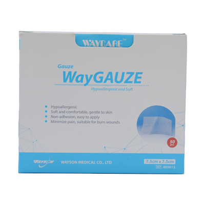 Waycare Sterile Gauze Swabs 7.5x7.5 Cm 50'S