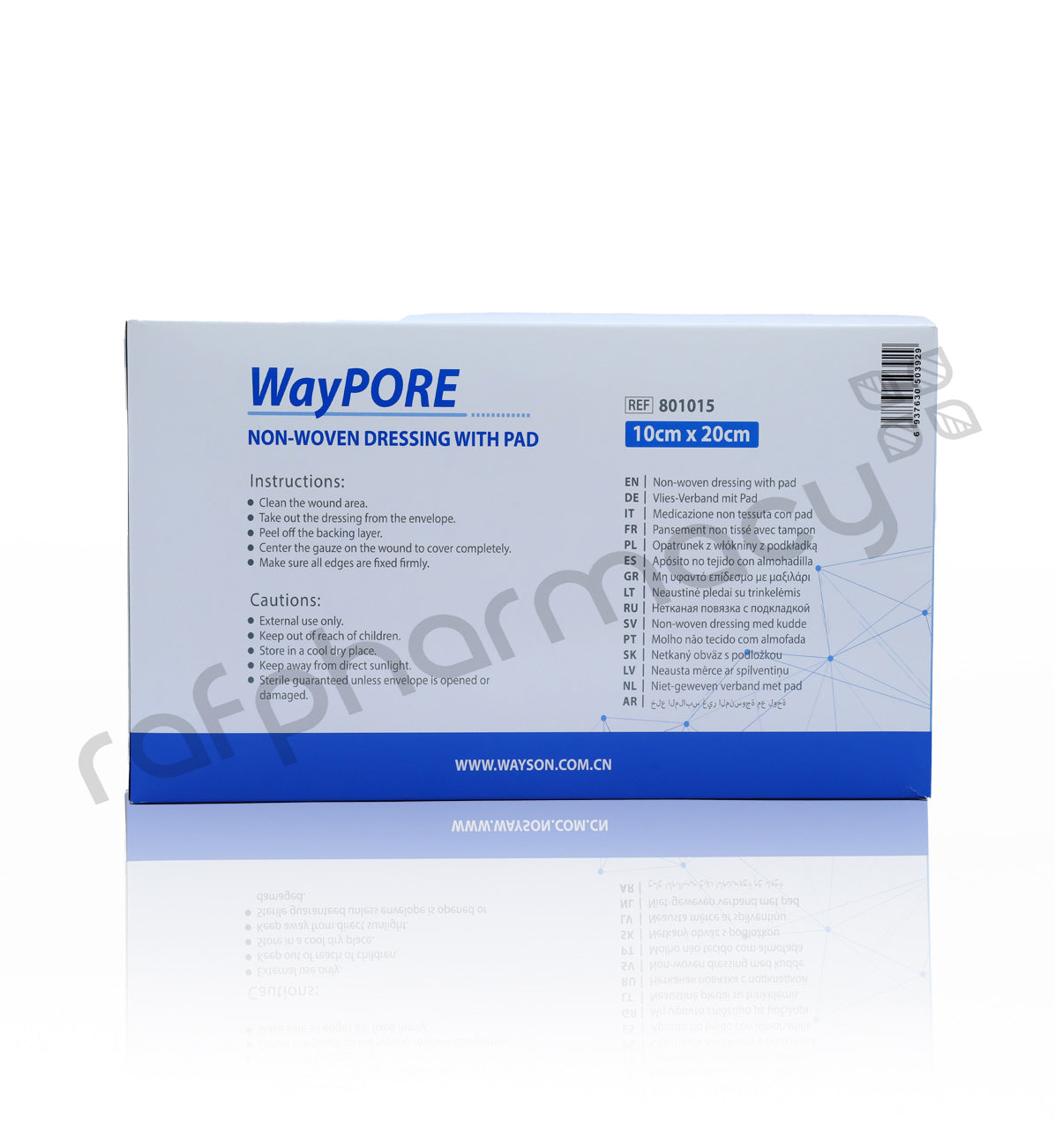 Waycare Wound Dressing Plaster 10x20 Cm 25'S