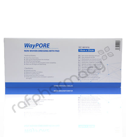 Waycare Wound Dressing Plaster 10X25 Cm 25'S