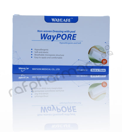 Waycare Wound Dressing Plaster 6x10 Cm 50'S