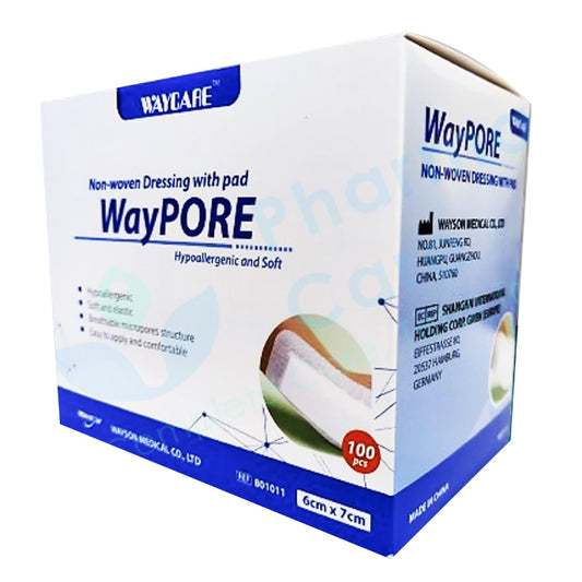 Waycare Wound Dressing Plaster 6x7 Cm 100'S