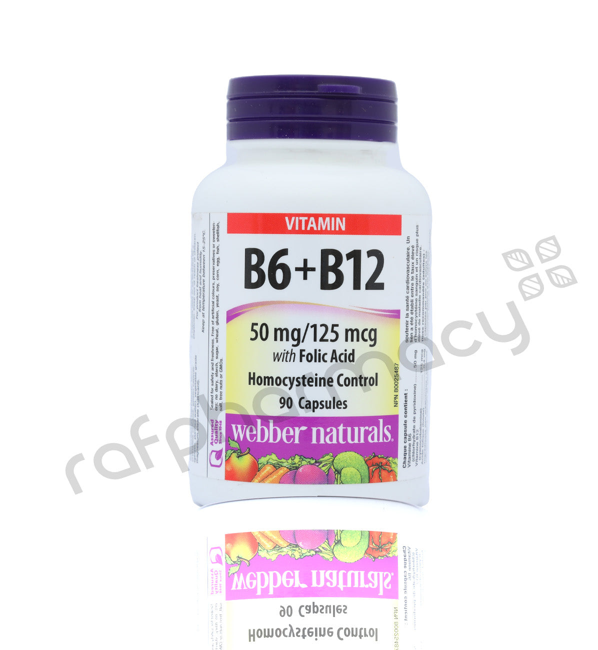 Webber Natural Vitamine B6+b12 50mg/125mcg Capsule 1x90'S