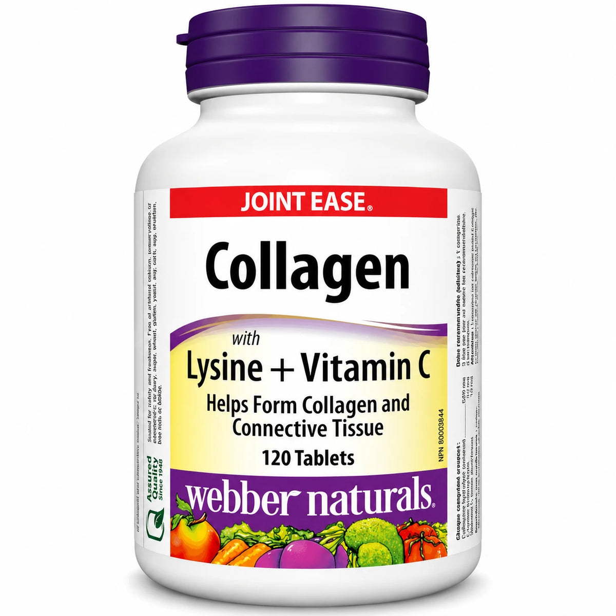 Webber Naturals Collagen With Lysine + Vitamin C Tablets 120's