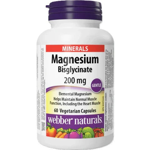 Webber Naturals Magnesium Bisglycinate Capsule 60'S