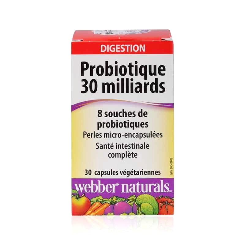 Webber Naturals Probiotic 30 Billion Capsules 30'S