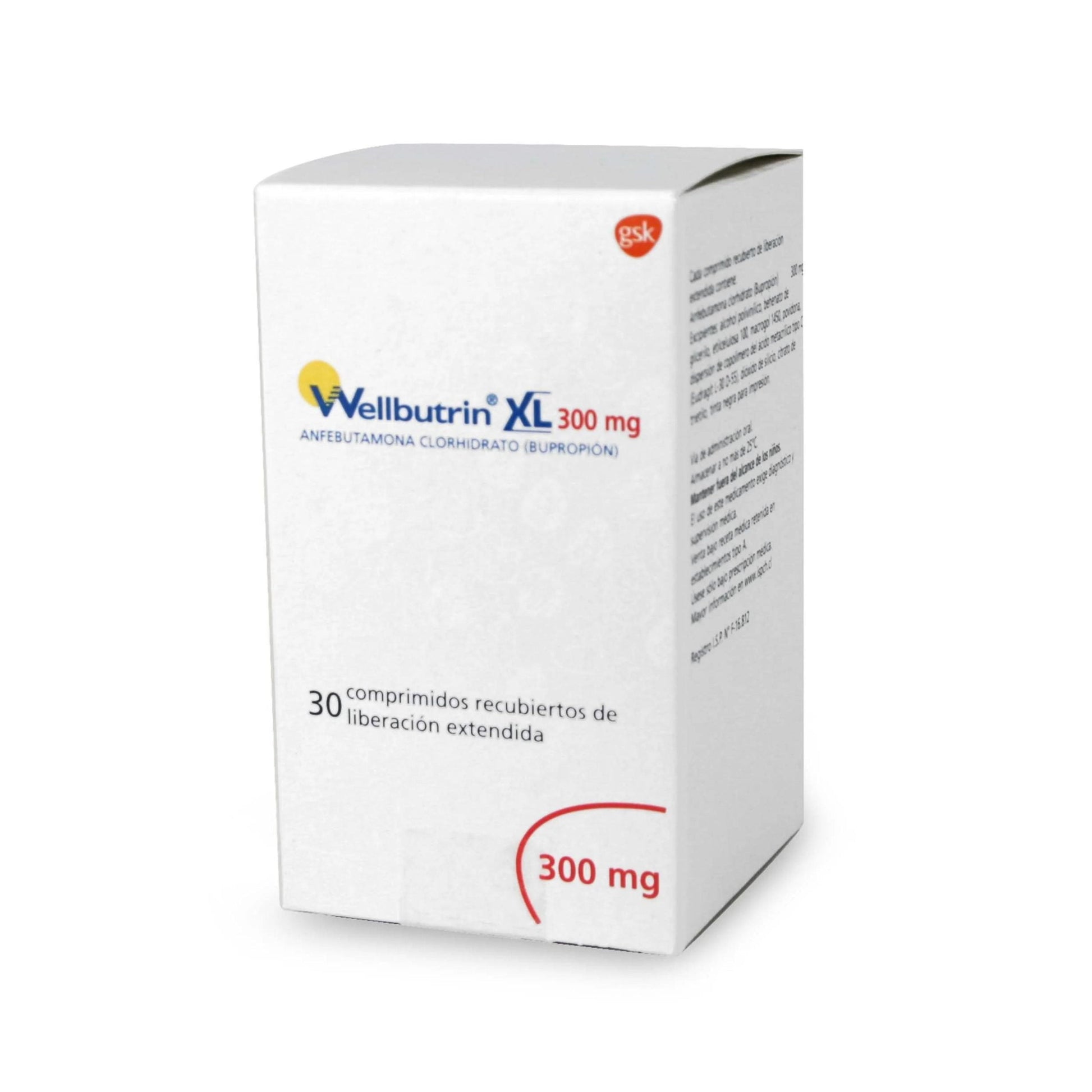 Wellbutrin Xl 300mg Tablet 1x30s'