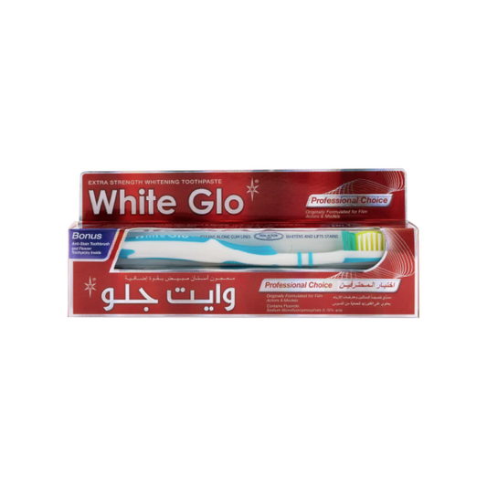 White Glo Professional Choice Whitening Toothpaste 150G