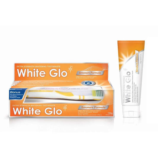 WHITE GLO SMOKERS FORMULA WHITENINING TOOTHPSTE 100ML