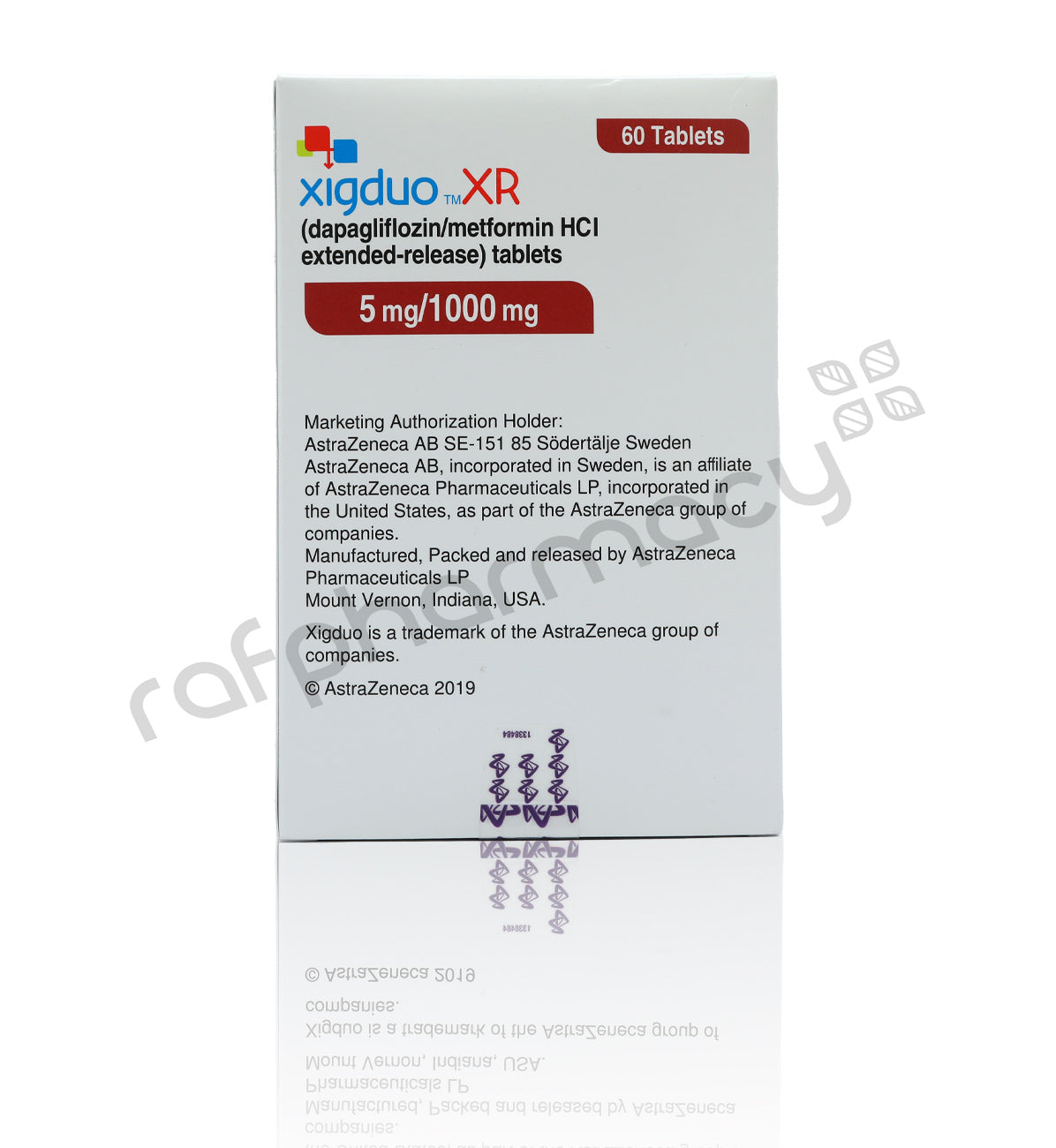 Xigduo Xr 5Mg/1000Mg 6X10 60'S