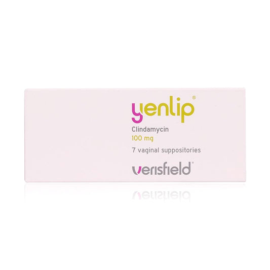 Yenlip 100mg Vaginal Suppositories 7'S