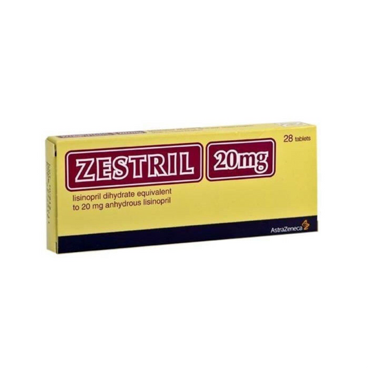 Zestril 20mg Tablets 28'S
