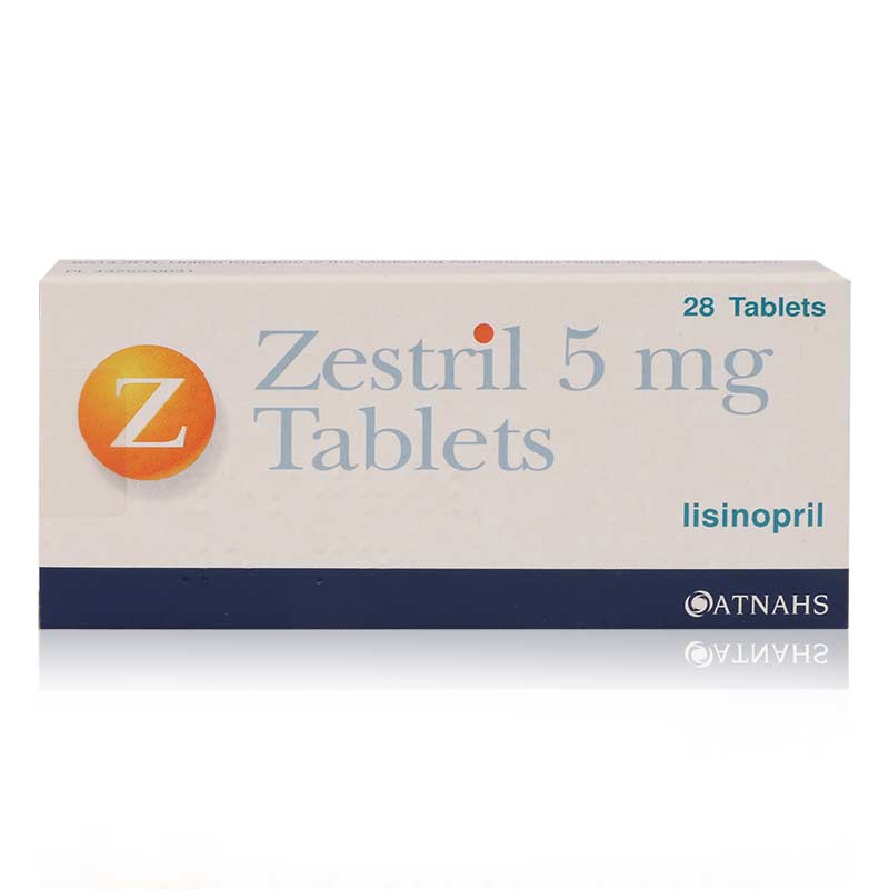 Zestril 5mg Tablets 28'S