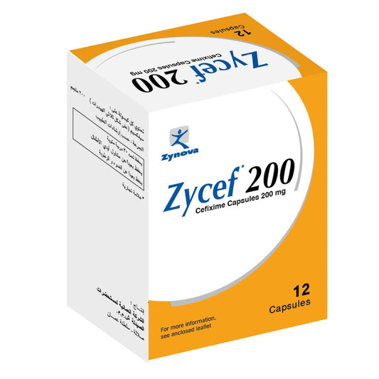 Zycef 200mg Capsules 12'S