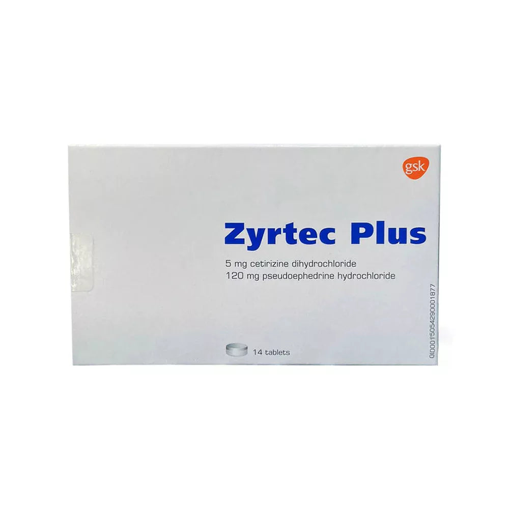 ZYRTEC PLUS TABLET 14'S